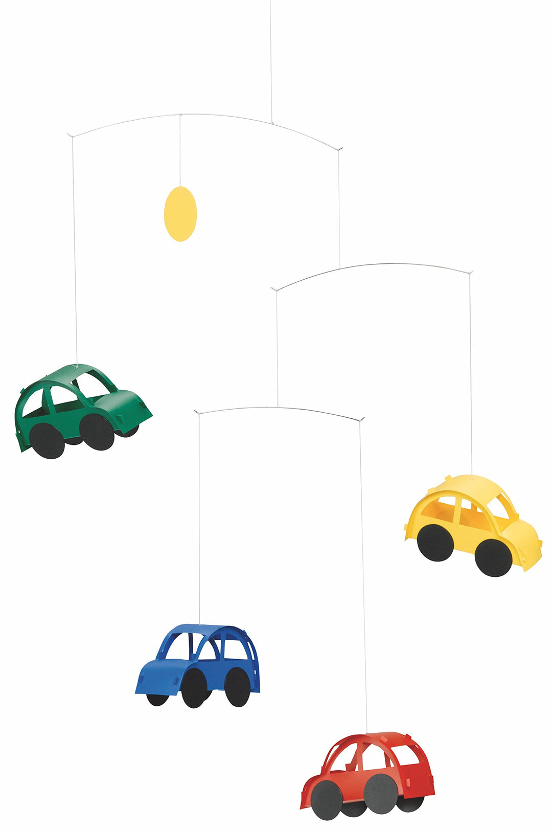 Flensted Automobile Mobile, Stahl, Mehrfarbig, 50x38cm