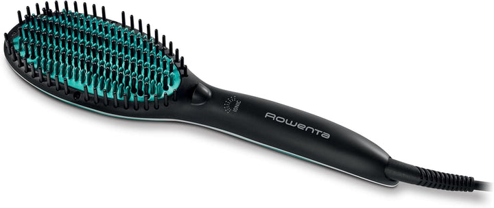 Rowenta Powerstraight Glättbürste, CF5820, Alle Haartypen, Glätten Mit Dreifachwirkung, Strahlender