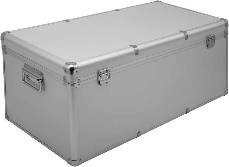 Aluminium-Rahmenkoffer Transport-Box, Koffer in Silber mit 82 Liter Volumen 082 Liter Silber, 082 Li