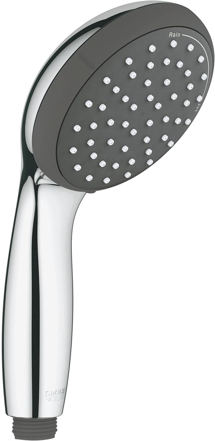 GROHE Vitalio Start 100 - Handbrause (wassersparend, 2 Strahlarten, universale Befestigung), chrom,