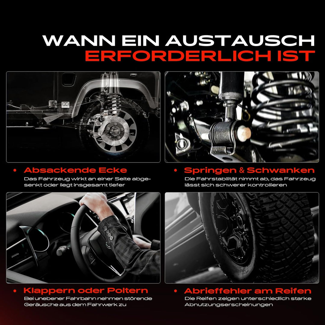 Frankberg 2x Federn Fahrwerksfeder Hinterachse Kompatibel mit Golf VII 5G1 BE1 BE2 BQ1 1.2L 1.6L Sch