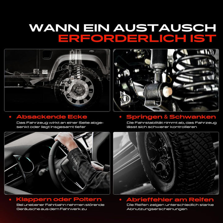 Frankberg 2x Federn Fahrwerksfeder Hinterachse Kompatibel mit Mondeo III Turnier BWY 1.8L 2.0L 2.2L