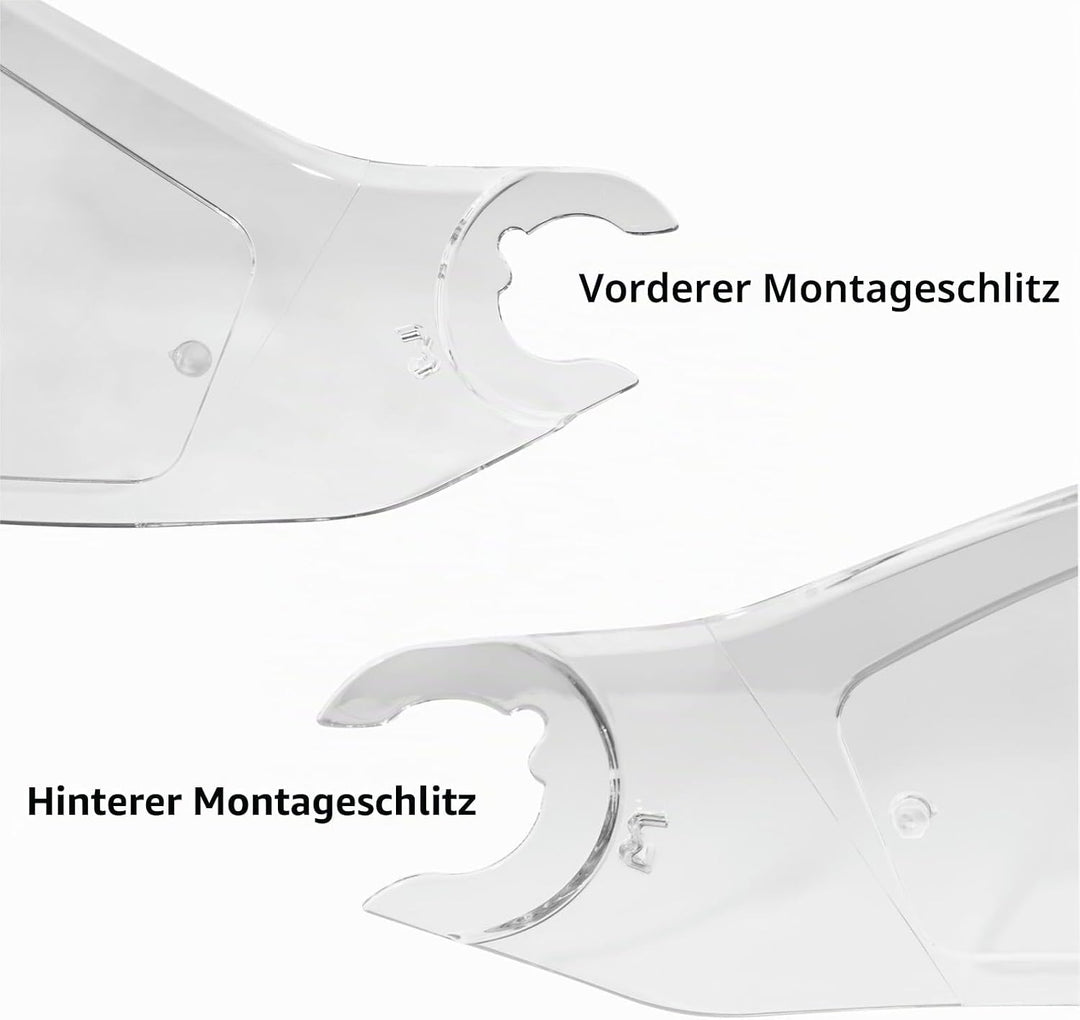Helmvisier für Shark D Skwal D-Skwal 2 Spartan,Motorradhelm Visier,Motorrad Windschutz Helm Objektiv