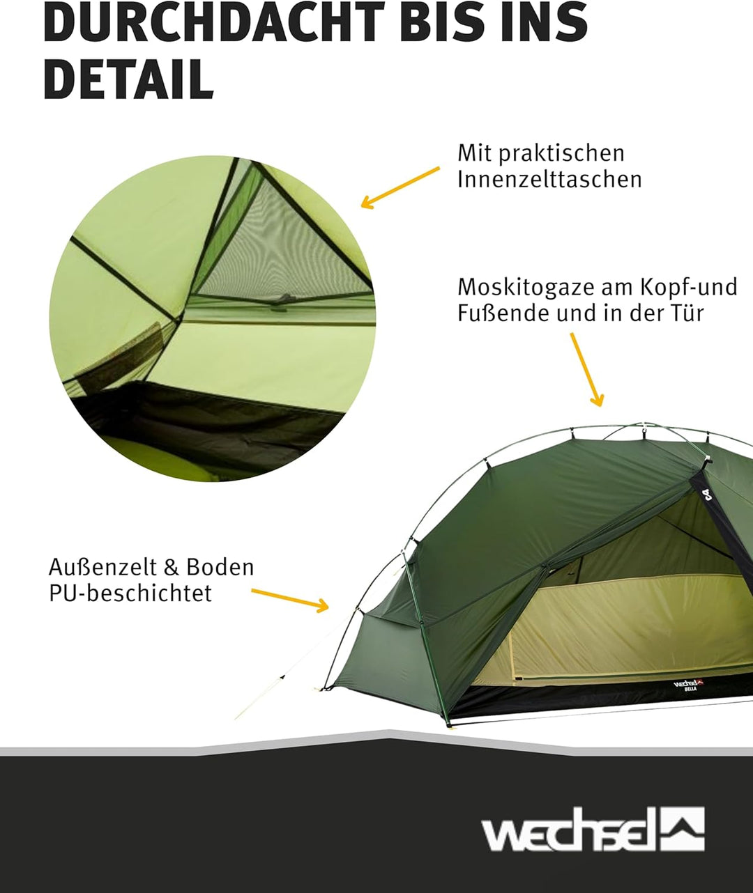 Wechsel Bella Zelt grün