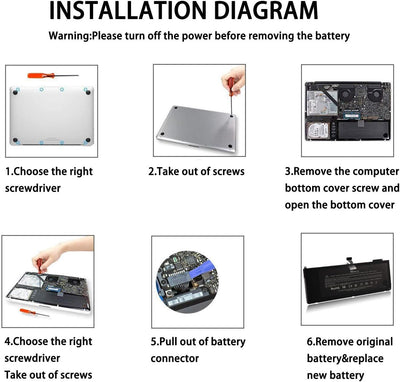 XINGLT A1382 A1286 Akku Ersatz Laptop Akku für a1286 MacBook Pro 15 Zoll A1382 Akku Ersatz Hohe Leis