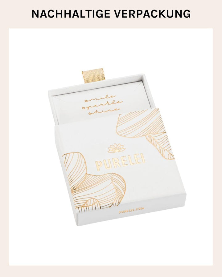 Purelei® Buchstabe Coin Kette (Gold, Silber), Damen Halskette Initiale aus langlebigem Edelstahl mit
