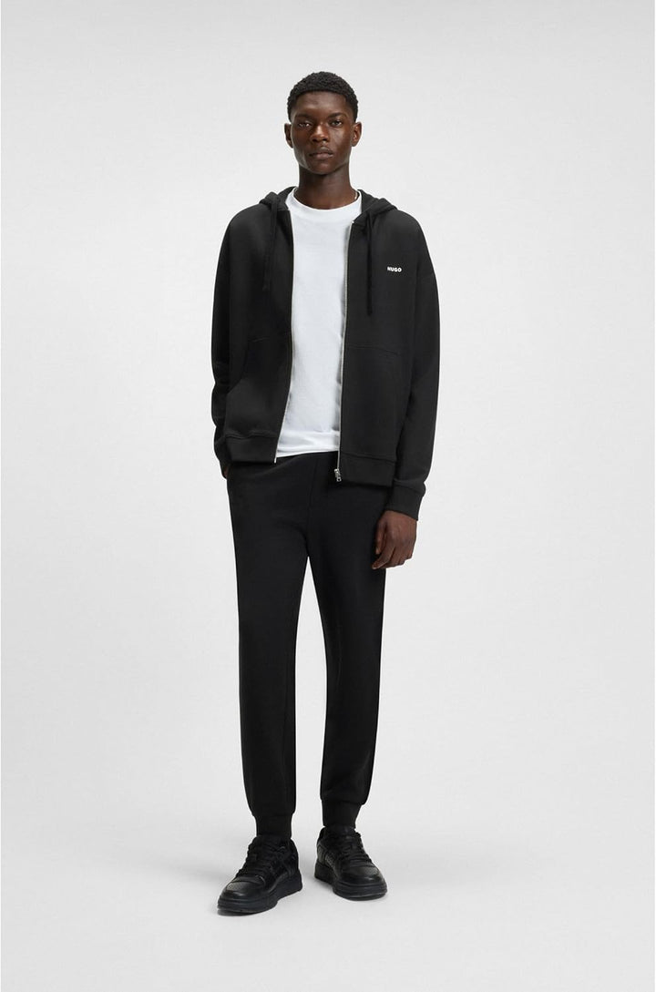 HUGO Herren Dayote232 Jogginghose aus Baumwoll-Terry mit Logo-Print S Black1, S Black1