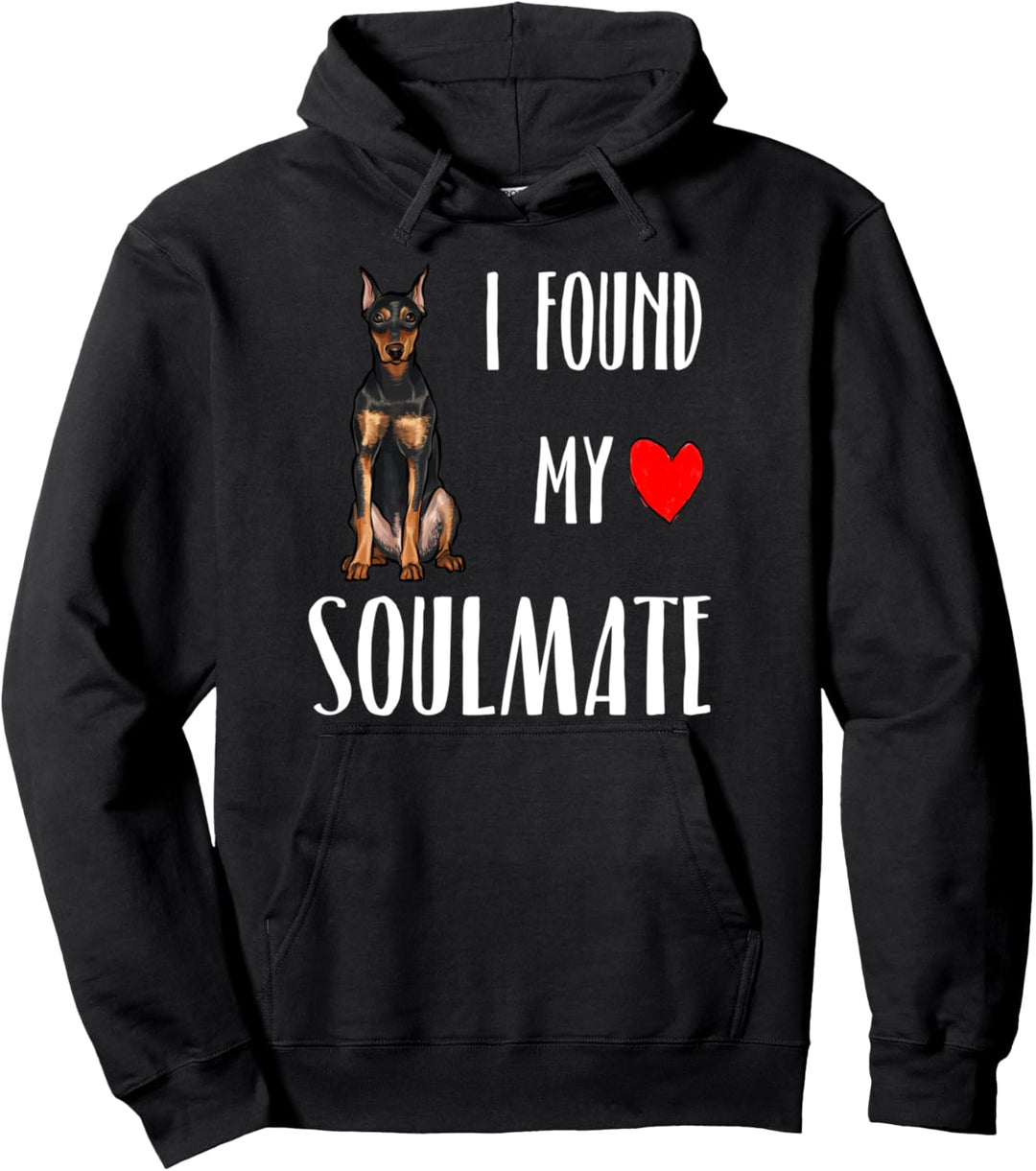 Ich habe meinen Seelenverwandten German Pinscher Dog Lover Best Friend gefunden Pullover Hoodie
