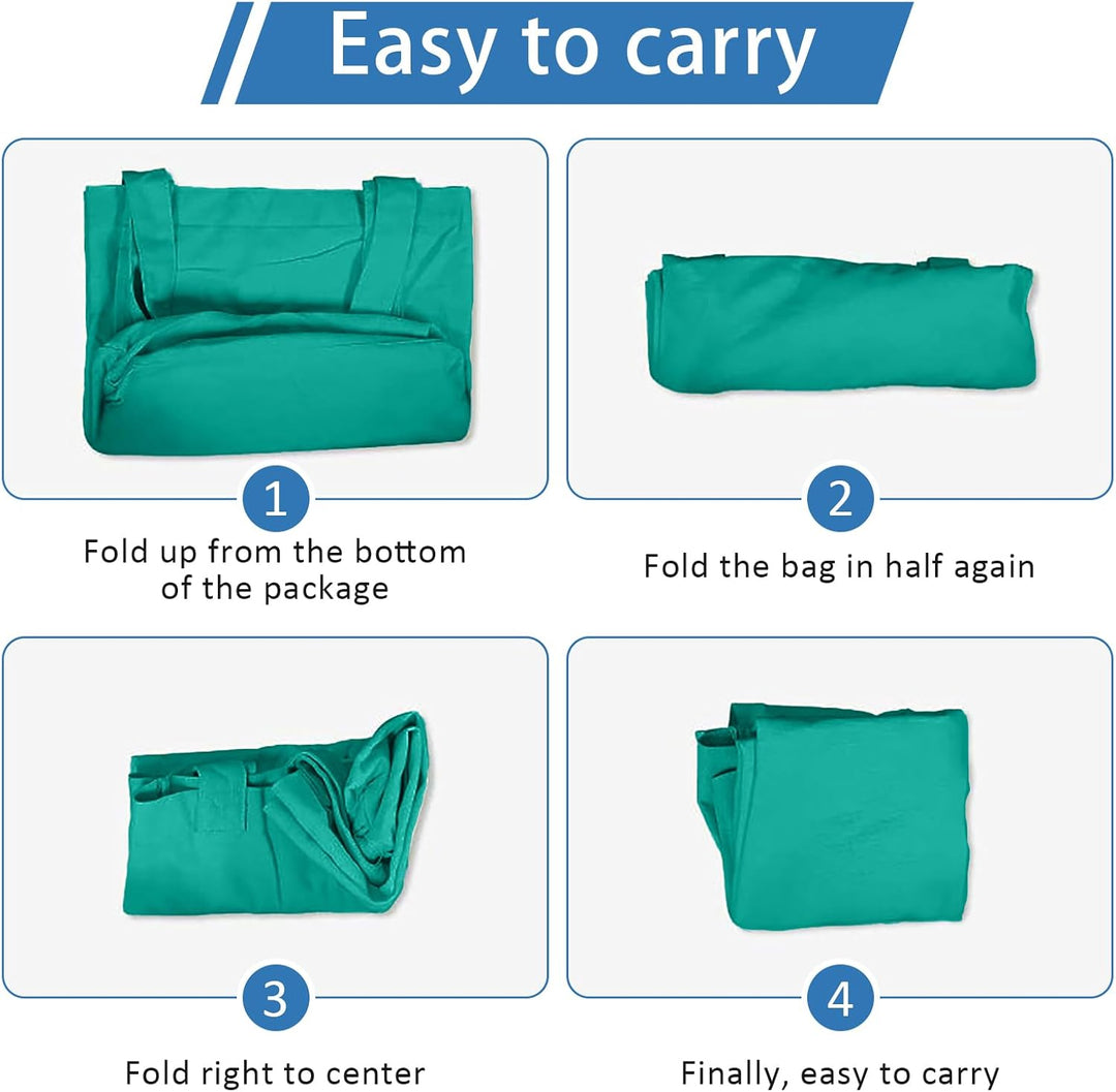 Yogatasche Damen mit Nassfach, Canvas Tasche mit Griffen, Abnehmbare Tasche für Yogamatte, Geeignet
