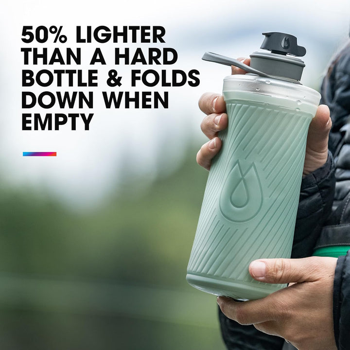 Hydrapak Flux - zusammenklappbare Trinkflasche für Rucksacktouristen (750ml) - BPA-frei, ultraleicht