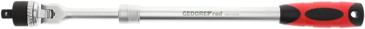 GEDORE red Gelenk-Teleskopknarre, Umschaltbar, Um 180° schwenkbarer Knarrenkopf, 1/2 Zoll, Ergonomis