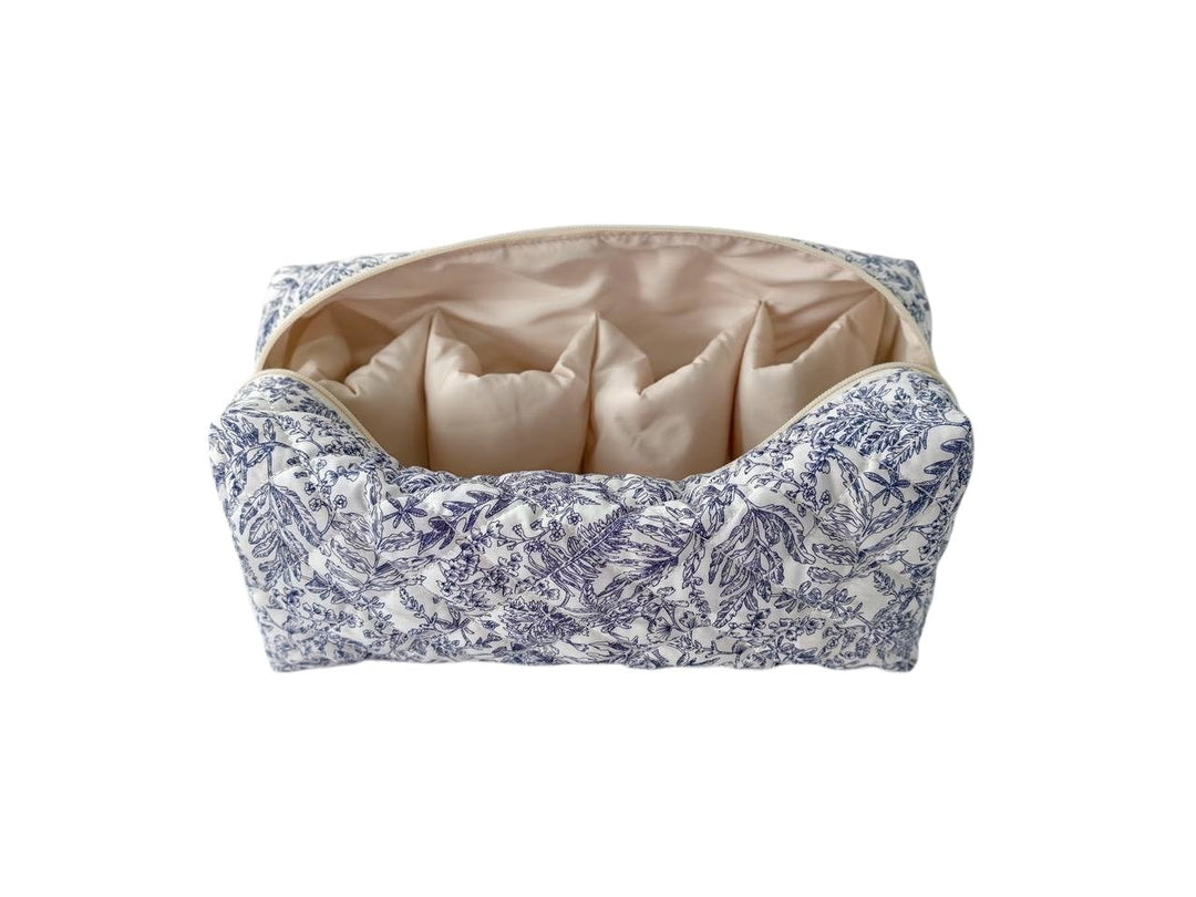 Elegante Reise-Kosmetiktasche für Dyson Airwrap &amp; Föhn-Zubehör (Blau), Blau