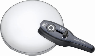 Silit Sicomatic t-Plus Schnellkochtopf 2,5l, Schnelltopf 18 cm, Silargan Funktionskeramik, Induktion