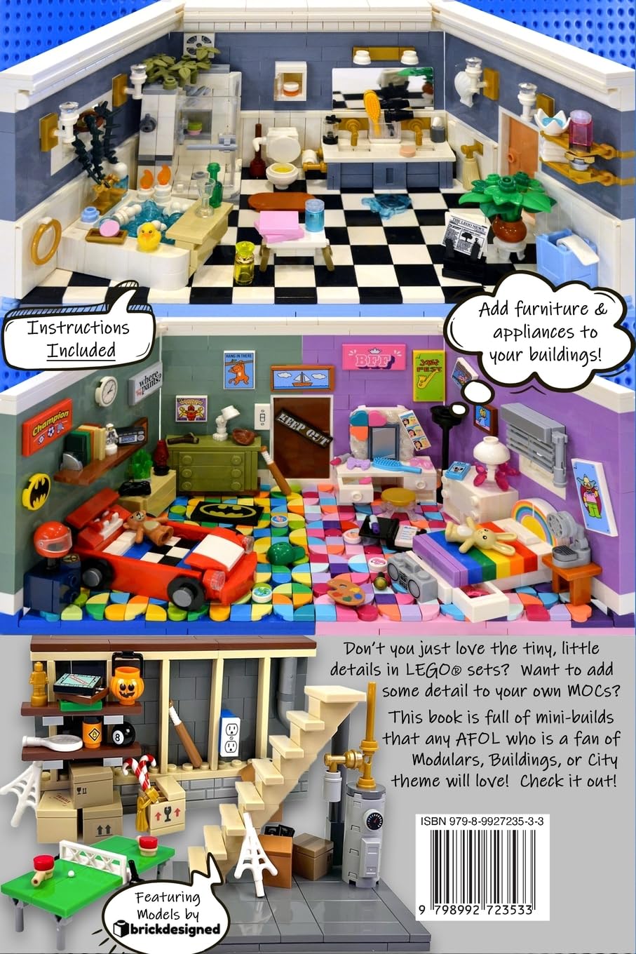 Room By Room: Your Unofficial Guide to Custom LEGO® Interiors (Standard Edition) (All About the Deta