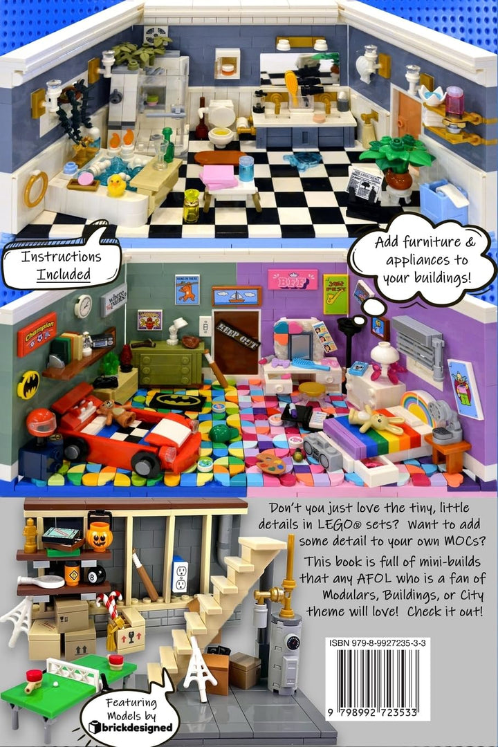 Room By Room: Your Unofficial Guide to Custom LEGO® Interiors (Standard Edition) (All About the Deta