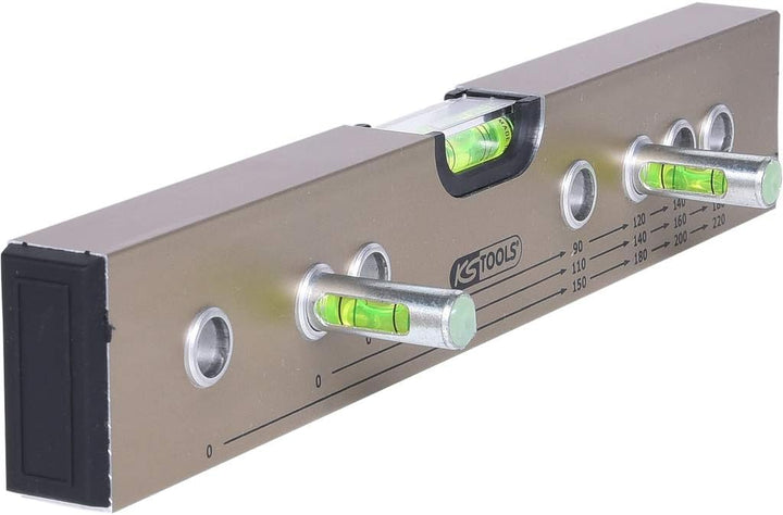 KS Tools 204.2000 Normabstandswasserwaage / Montage-Anschluss-Lehre, 300 mm
