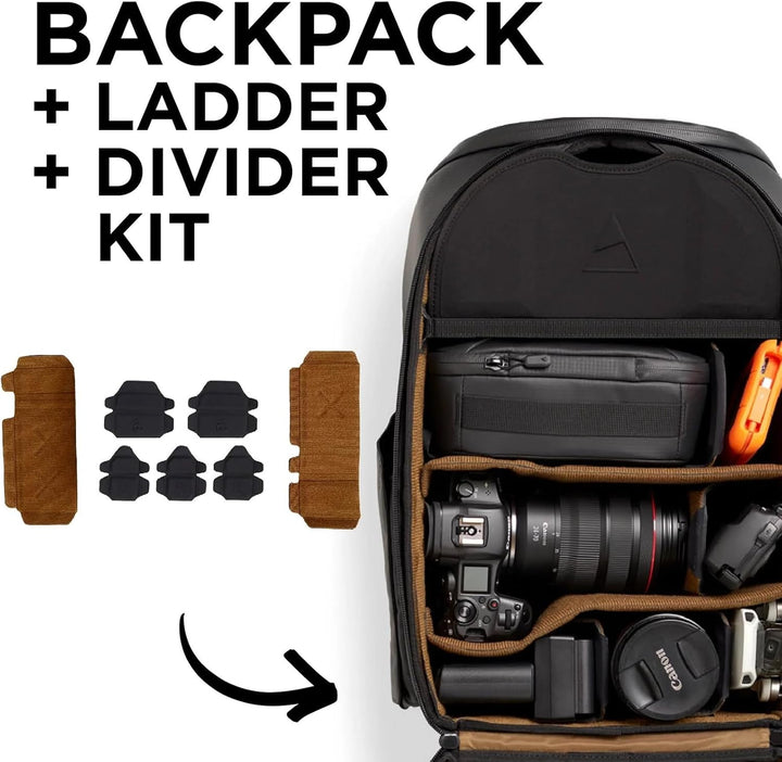 Gomatic Peter McKinnon Daypack + Divider Kit | Kamera-Rucksack | Tagesrucksack | Reisetasche | Lapto