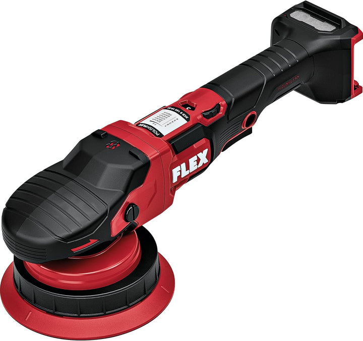 Flex Akku-Exzenterpolierer mit Zwangsrotation 18 V XCE 8 150 18-EC C (mit Gasgebeschalter, einfache