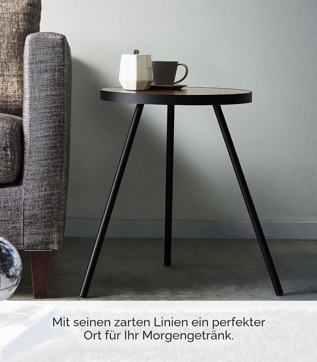 Yamazaki Tower Beistelltisch, Schwarz, One Size
