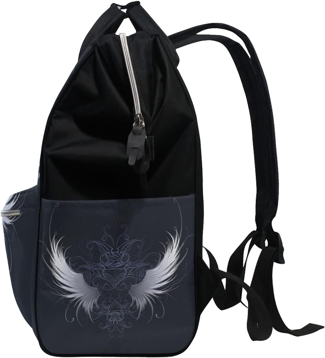 Abstrakter Engelsflügel Wickeltasche Reiserucksack Grosse Kapazität Schulter Mom Taschen für Reisen