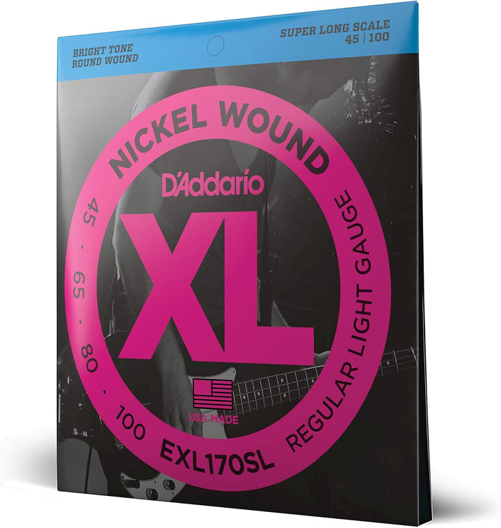 D'Addario E Bass Gitarrensaiten | Saiten E Bass | Bassgitarre Saiten | Saiten E-Bass | DER BELIEBTES