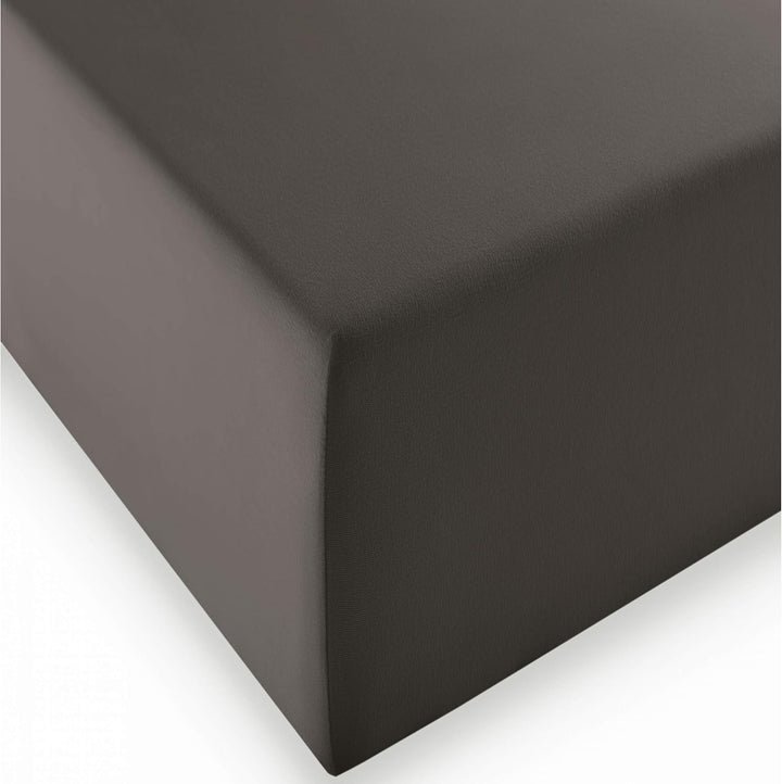 fleuresse 1119 XXL Jersey Stretch Spannbetttuch (96% Baumwolle, 4% Elasthan), mit Rumdumgummizug, Ök