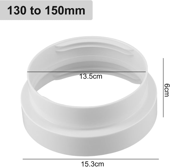 Klimaanlage Auspuff Adapter, 130/150mm Mobile Klimaanlage Zubehör Auspuffk Butt Stecker Auspuff Schl