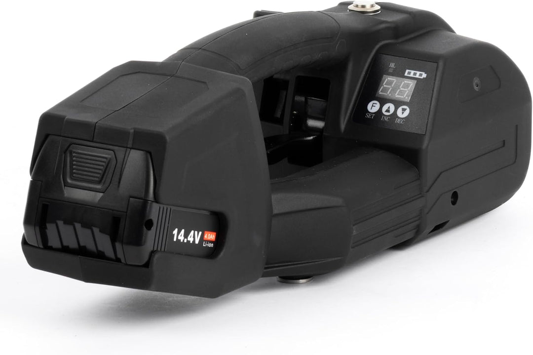 U.S. Solid Automatische Umreifungsgerät mit LCD-Bildschirm, 2x4000mAh Akku für 13-16 mm PP/PET-Bände