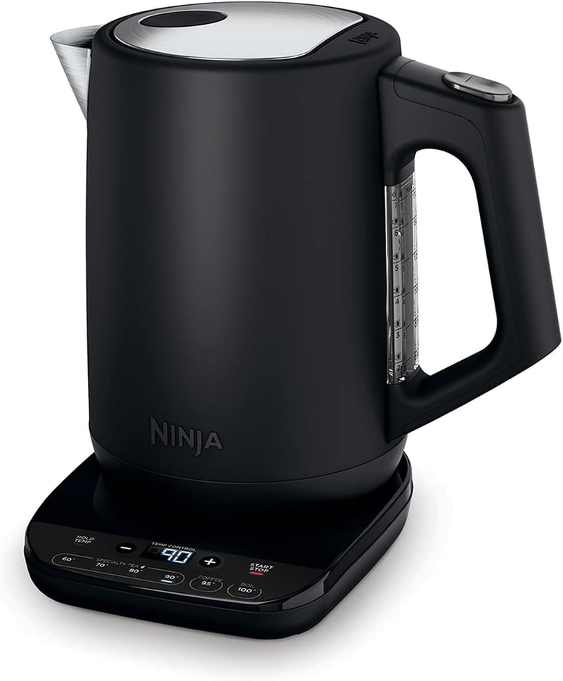 Ninja Wasserkocher [KT200EU] Schwarz, 1,7 L, Schnellkochfunktion, Warmhaltefunktion