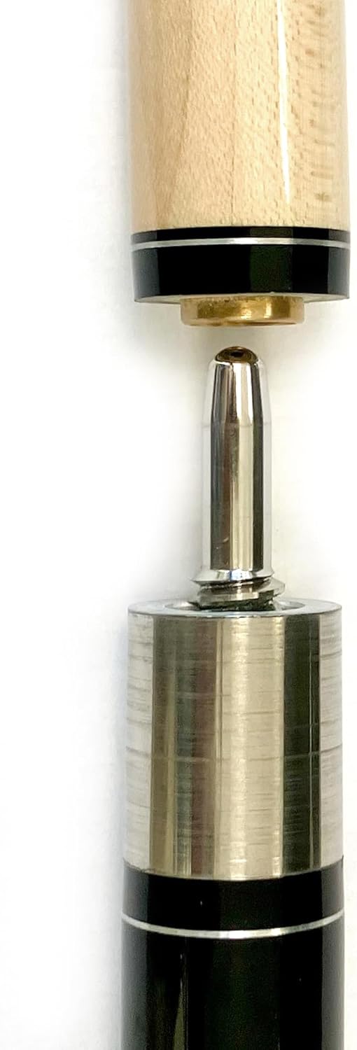 Parker Billardqueue JP-Serie, 2-TLG.Profi-Cue, hochwertiges Ahornholz und Leinenwicklung Griffbereic