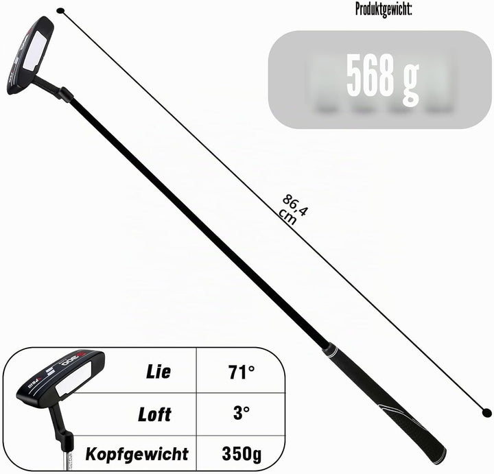 PGM Golf Putter - Blade Putters for Men & Women - Easy Flop Shots – Legal for Tournament Play- Right