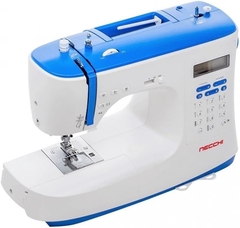 Necchi NC-103D Computer Nähmaschine mit Anschiebetisch | Stich 316 | Horizontal Greifersystem