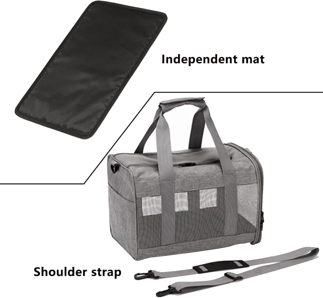 Hundetragetasche Bis 7 Kg - Katzen Tragetasche - Hunde Tasche Gassi, Faltbare Atmungsaktive Hundetra