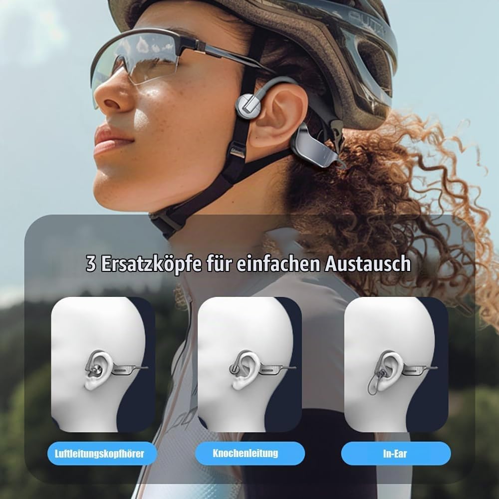 Open Ear wasserdichte Kopfhörer Schwimmen 32G Speicher 10 Stunden Musikgenuss Surround-Sound ACA-Res
