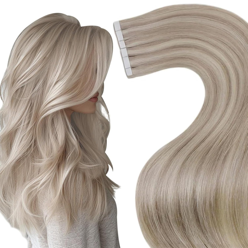 Hetto Echthaar Extensions Tape in Blond Extensions Tape in Echthaar Remy Tape Extensions Echthaar Du
