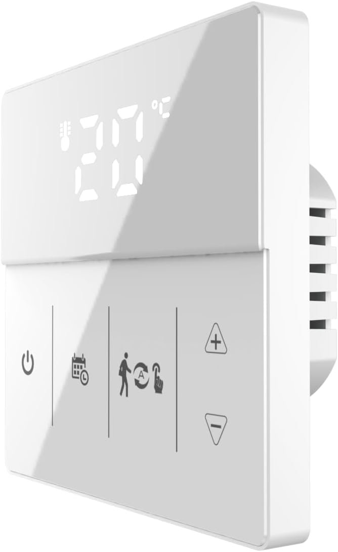 Automat-on Zigbee Thermostat Fussbodenheizung | Raumthermostat Fussbodenheizung PRO | Steuerung Wand