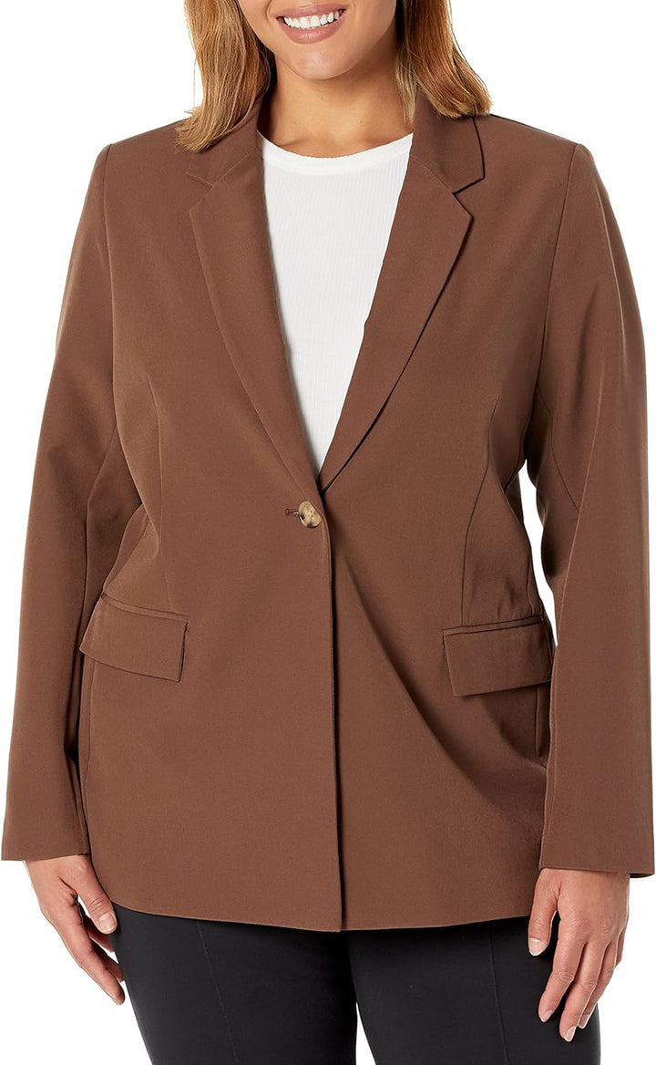 The Drop Damen Blazer (in Übergrösse erhältlich) XXL Grosse Grössen Kaffeebohnen, XXL Grosse Grössen