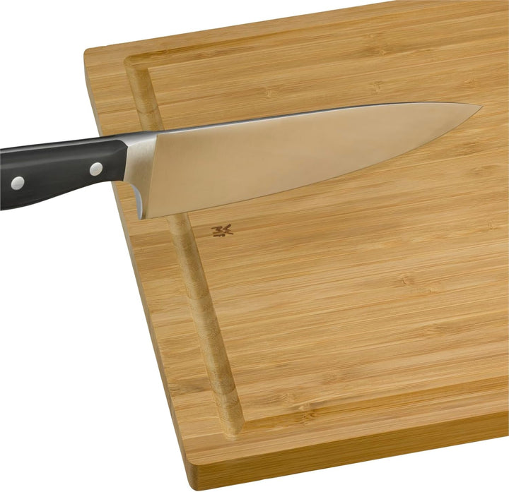 WMF Schneidebrett Bambus natur, 45 x 30 x 1,9 cm, Bambus Brett, Holzbrett gross - Tranchierbrett mit