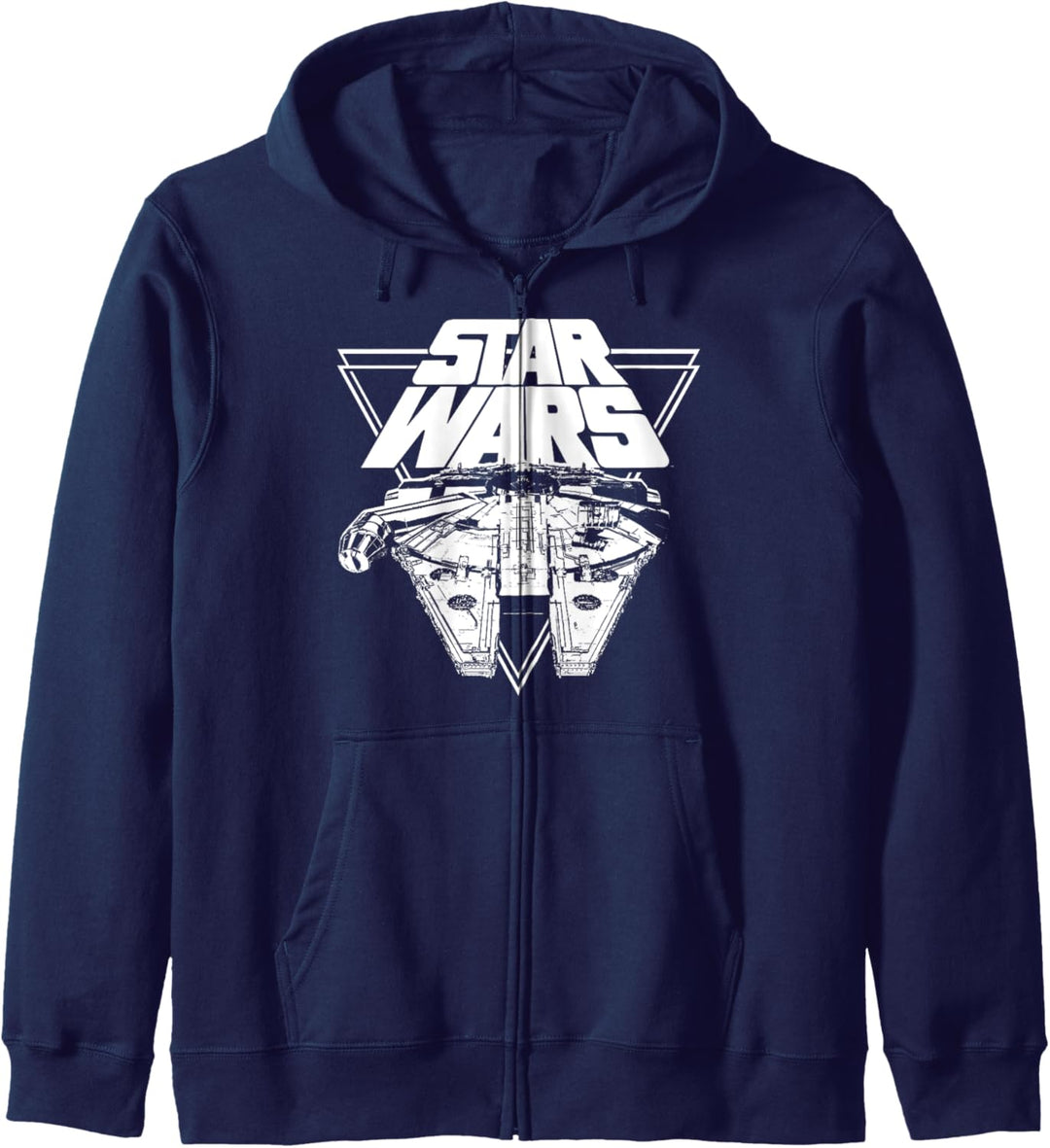 Star Wars Last Jedi Millennium Falcon Geometric Logo Kapuzenjacke