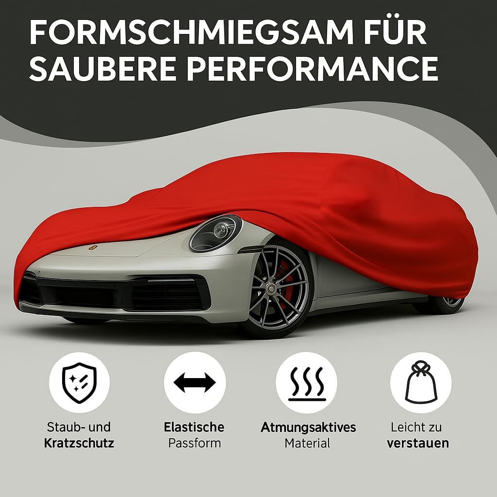 Car-e-Cover, Autoschutzdecke Perfect Stretch, elegant formanpassend, atmungsaktiv für den Innenberei