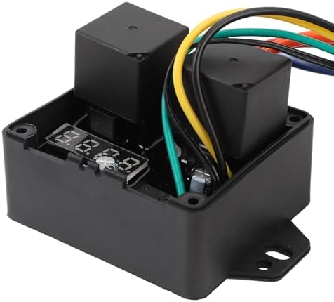 12V Digitaler Lüfterregler Dualer Elektrischer Lüfterreglersatz Einstellbare Temperatur Heizkörper E