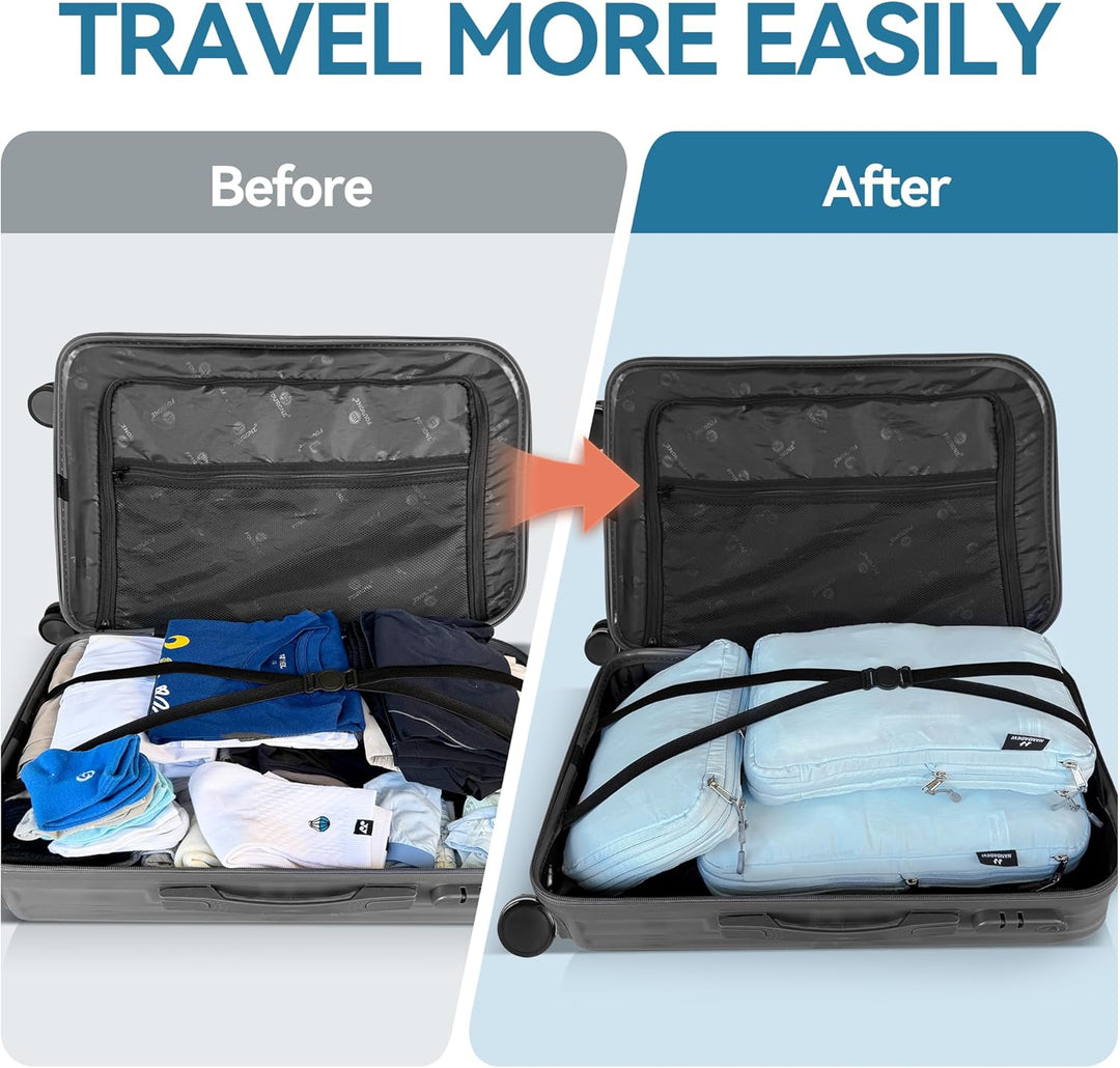 NANDADEVI Koffer Organizer, Packing Cubes, Reise Gadgets Travel Essentials Kofferorganizer für Koffe