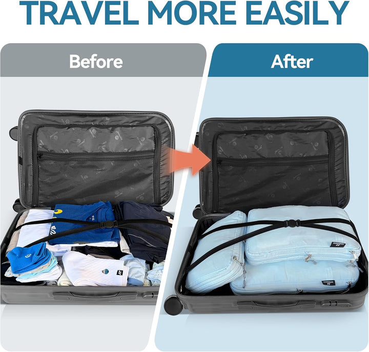 NANDADEVI Koffer Organizer, Packing Cubes, Reise Gadgets Travel Essentials Kofferorganizer für Koffe