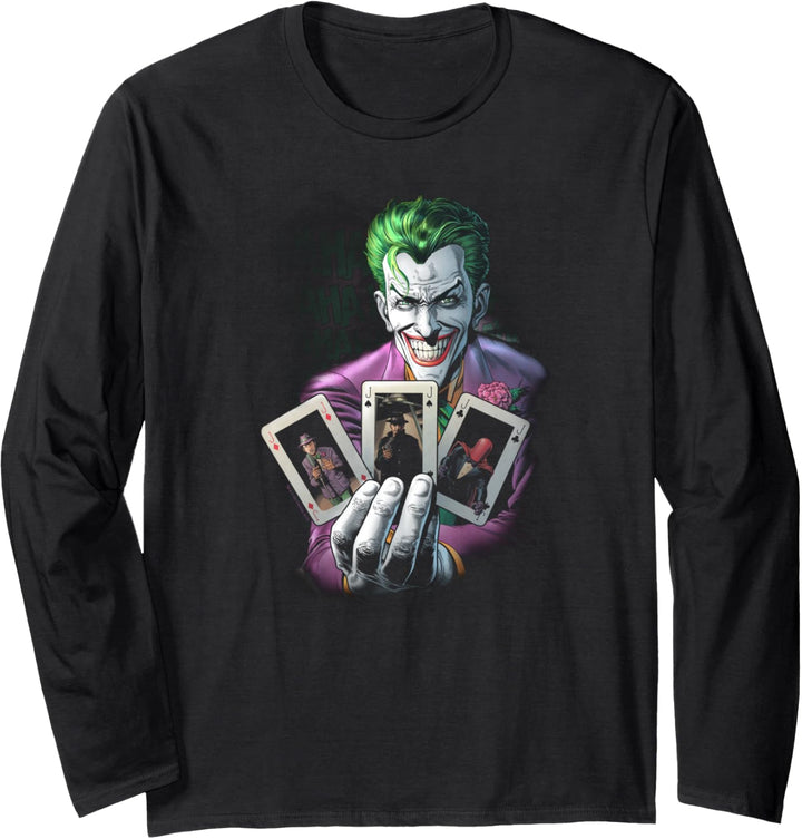 Batman Joker 3 of a Kind Langarmshirt
