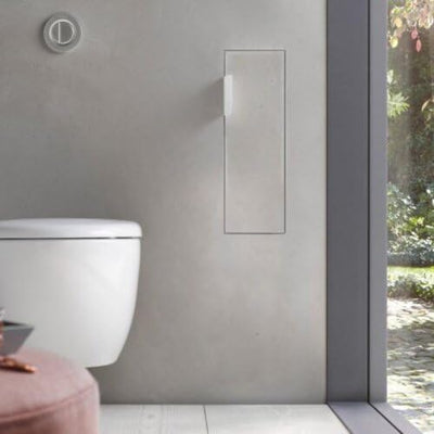 EMCO Asis Plus Unterputz-WC Modul mit Toilettenpapierhalter, Badezimmerschrank für unsichtbaren Stau