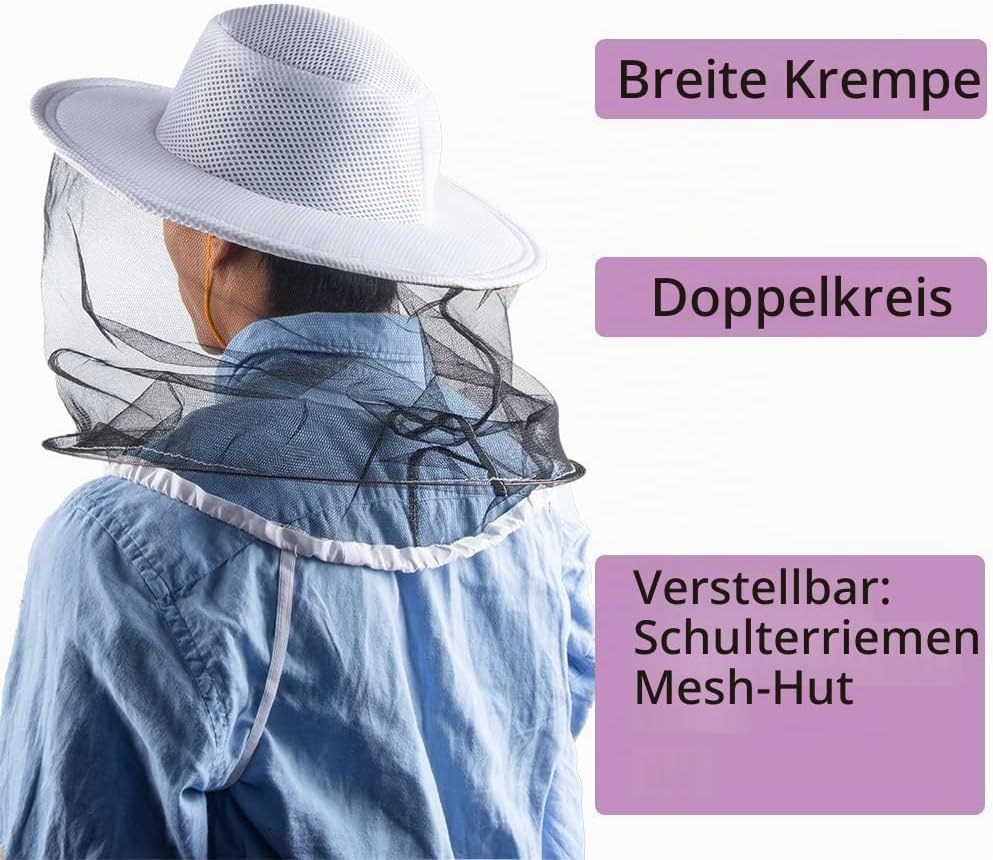 HunterBee Imkerei-Werkzeug-Set,Bienenstock-Räucher,Imker-Zubehör für Imkereibedarf,Bienenzuchtwerkze