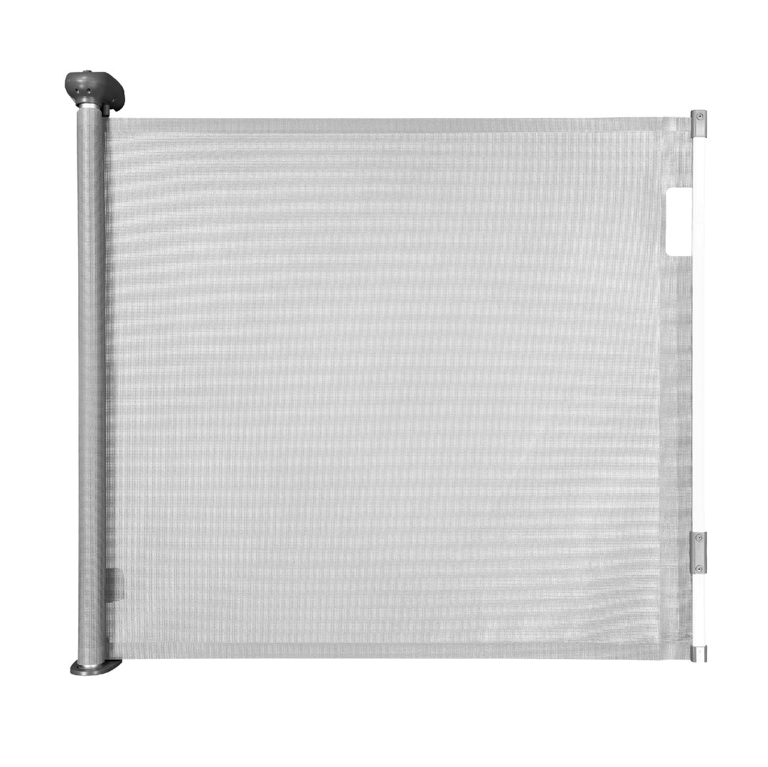 Badabulle Safe & Roll Türschutzgitter und Treppenschutzgitter zum ausziehen - bis 140cm, barrierefre