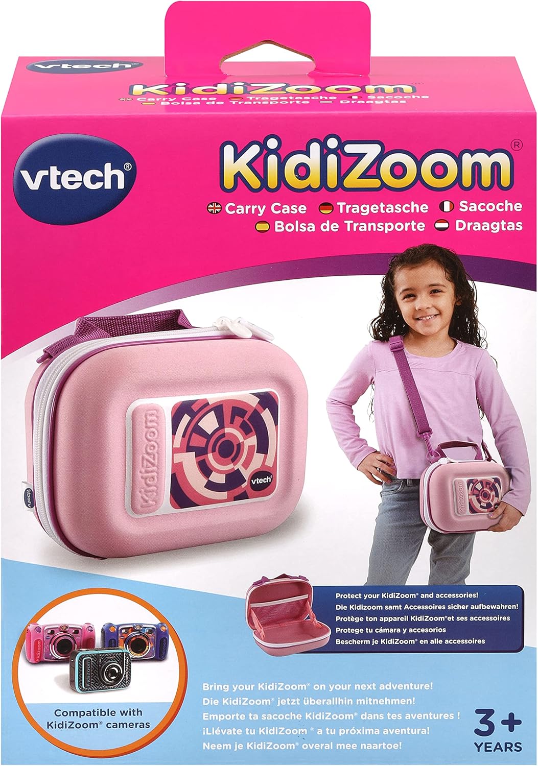 VTech Kidizoom Kameratasche Pink Reisetasche, Pink Reisetasche