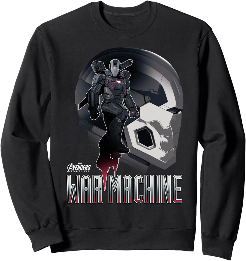 Marvel Infinity War War Machine Head Profile Sweatshirt