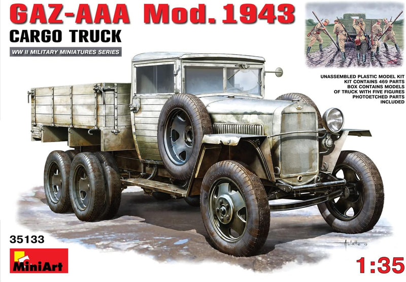 MiniArt 35133 - GAZ-AAA. Modell 1943 Cargo Truck